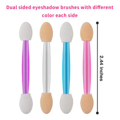 Disposable Dual Sides Eye Shadow Sponge Applicators - 120 Pcs