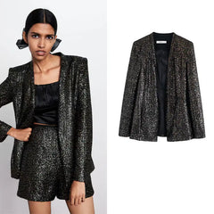 Women's Sequin Blazer