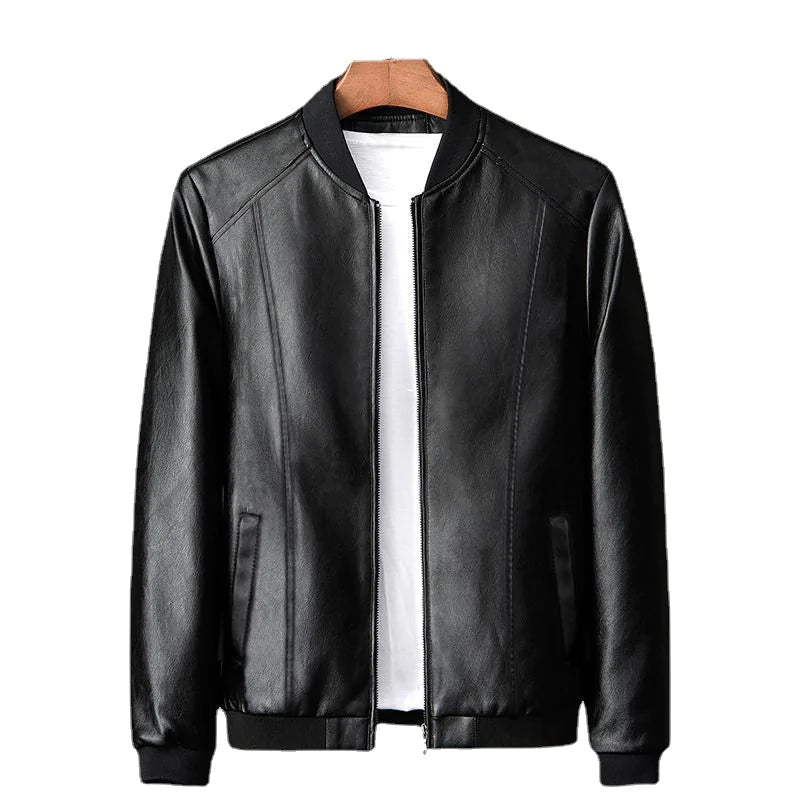 Men's Leather Jacket - Patagonia Autumn Winter Style