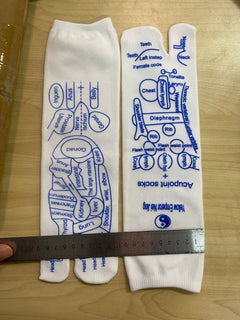 Reflexology Socks with Foot Massage Tool – Acupressure Wellness Set