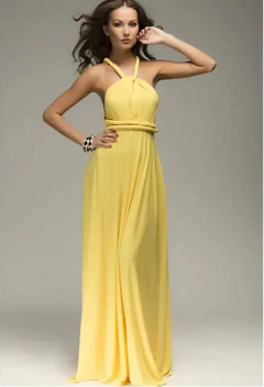 Versatile Wrap Maxi Dress for Women – Elegant Convertible Styling