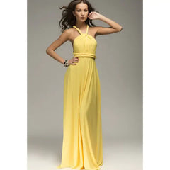 Versatile Wrap Maxi Dress for Women – Elegant Convertible Styling