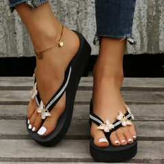 Butterfly Flip-flops with High platform
