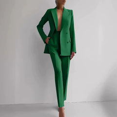 Colorful Women’s Suit Set – Tailored Blazer & Pants