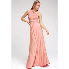 Versatile Wrap Maxi Dress for Women – Elegant Convertible Styling