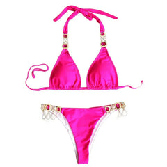 Rhinestones Swimsuit Bikini