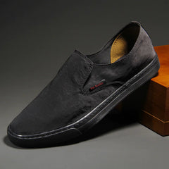 Breathable Lightweight Men's Canvas Slip-On Shoes