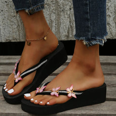 Butterfly Flip-flops with High platform