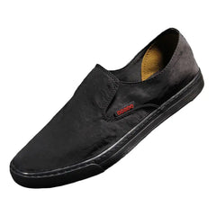 Breathable Lightweight Men's Canvas Slip-On Shoes