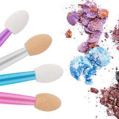 Disposable Dual Sides Eye Shadow Sponge Applicators - 120 Pcs