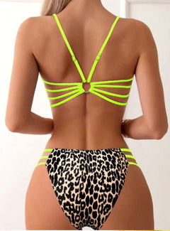 Animal print bikini