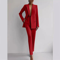 Colorful Women’s Suit Set – Tailored Blazer & Pants
