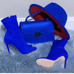 Fashion Solid Color Stiletto Low Top Women's Boots