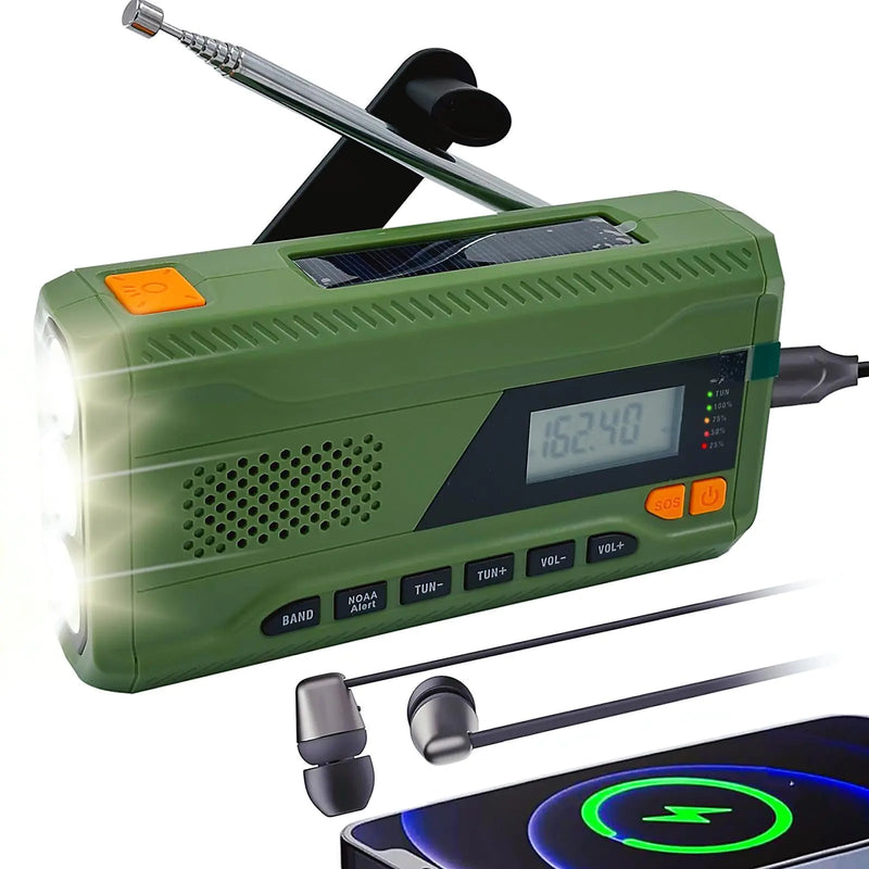 Solar Hand Crank Emergency Radio