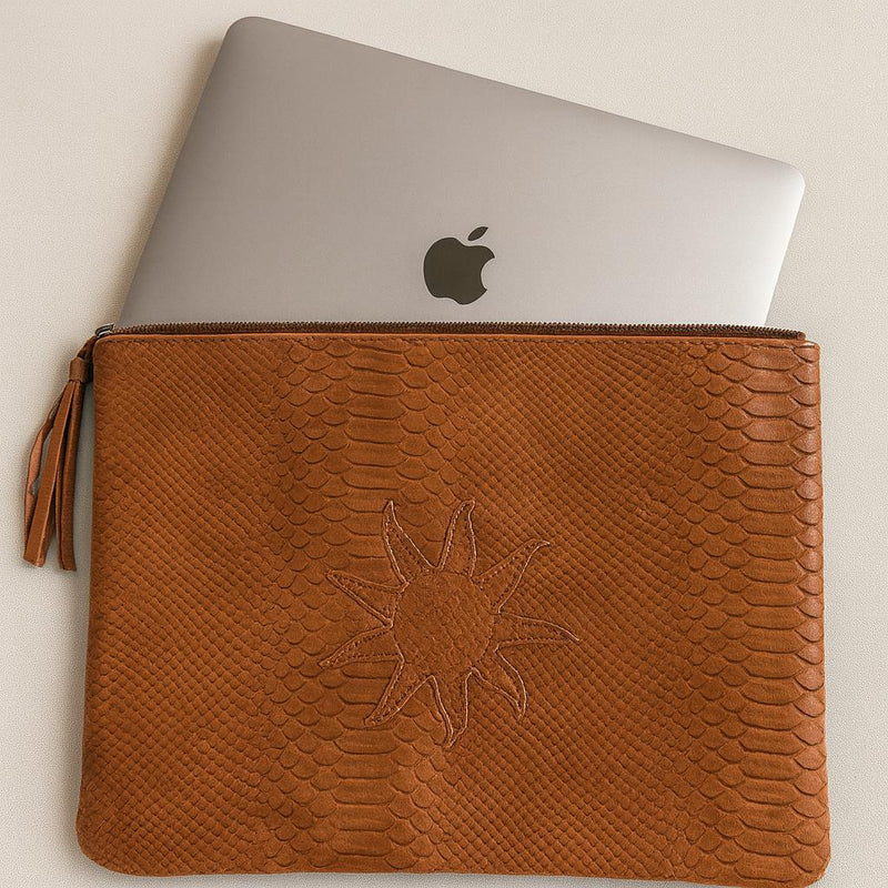 Classy Pro Leather Laptop Sleeve | Chic & Protective