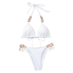 Rhinestones Swimsuit Bikini