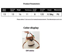 Stylish Barrel Design Messenger Bag