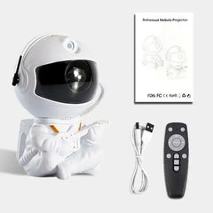 Astronaut Star Galaxy Night Light Projector