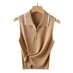 Minimalist Sleeveless Shirt