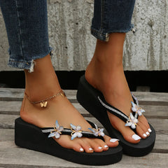 Butterfly Flip-flops with High platform