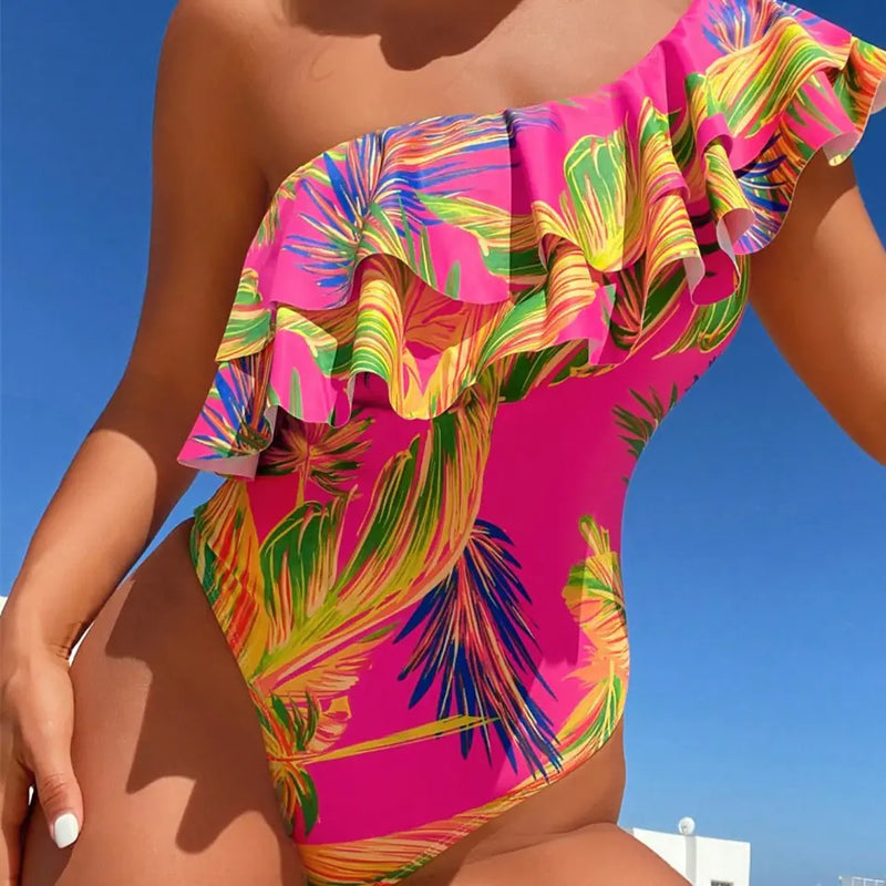 Leaf Edge One-Piece European American Swimwear