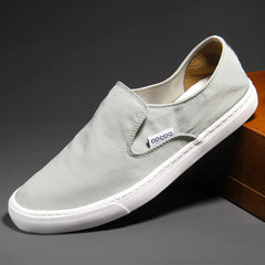 Breathable Lightweight Men's Canvas Slip-On Shoes