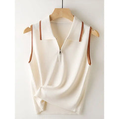 Minimalist Sleeveless Shirt