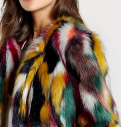 Color Fur Coat