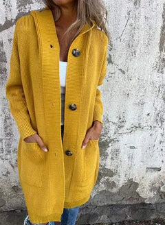 Karin Women's Knitted Hooded Cardigan