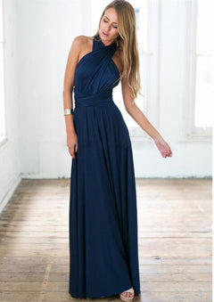 Versatile Wrap Maxi Dress for Women – Elegant Convertible Styling