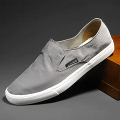 Breathable Lightweight Men's Canvas Slip-On Shoes