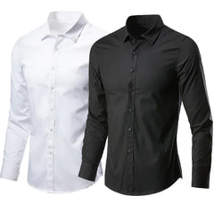 Men's Casual Long Sleeve Dress Shirt