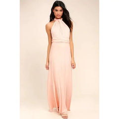 Versatile Wrap Maxi Dress for Women – Elegant Convertible Styling
