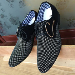 Men's Breathable Fabric Pointed Toe Dress Shoes
