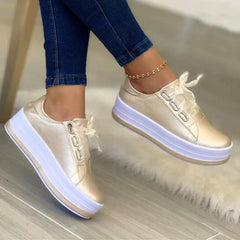 Women's Fashion Casual Sneakers with Thick Sole