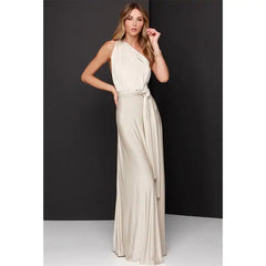 Versatile Wrap Maxi Dress for Women – Elegant Convertible Styling