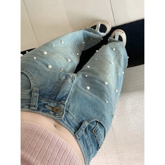 Pearl Straight Jeans Wide-leg Pants